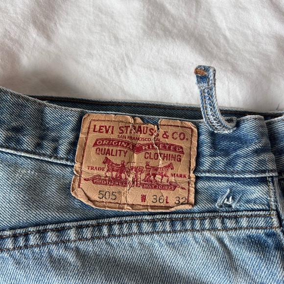 Levi's Men's Blue Jeans 505 regular fit - Picture 5 of 9